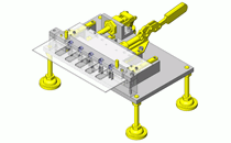 No.000123 5連リードフォーミング治具